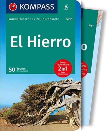 KOMPASS Wanderführer El Hierro, 50 Touren, Michael Will - Paperback - 9783990445730