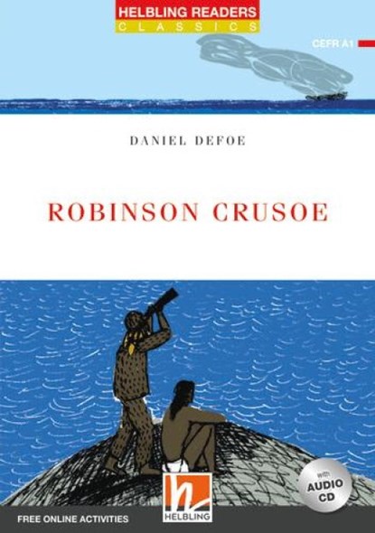 Robinson Crusoe, mit 1 Audio-CD, Daniel Defoe - Paperback - 9783990458921