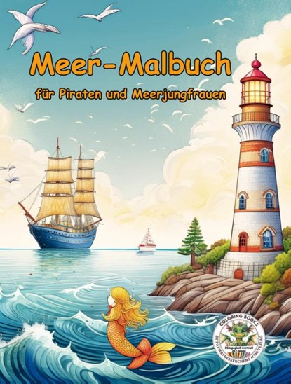 Meer-Malbuch für Piraten und Meerjungfrauen, Nanja Holland - Paperback - 9783990512630