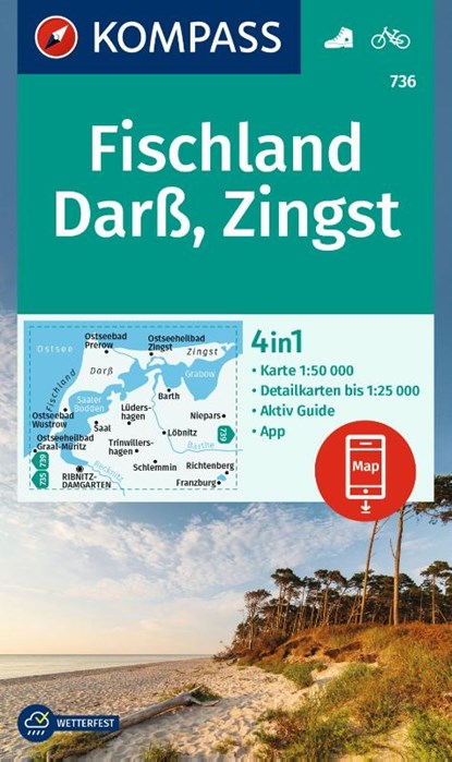 Fischland / Darß / Zingst + Aktiv Guide, niet bekend - Gebonden - 9783991217121
