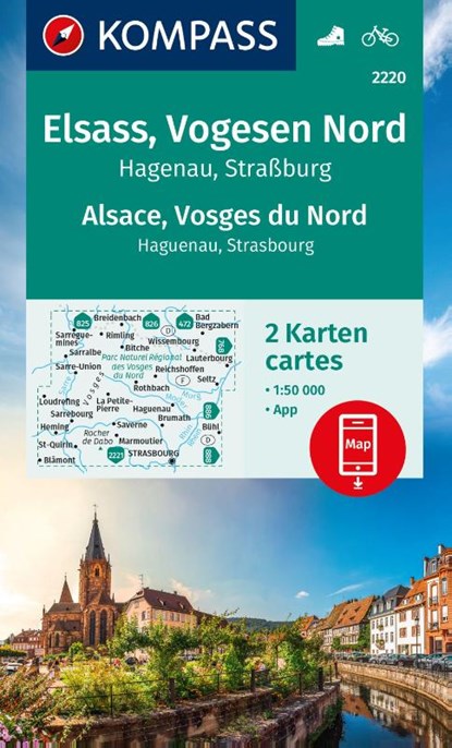 Alsace / Vosges North 2-Set, niet bekend - Gebonden - 9783991217923