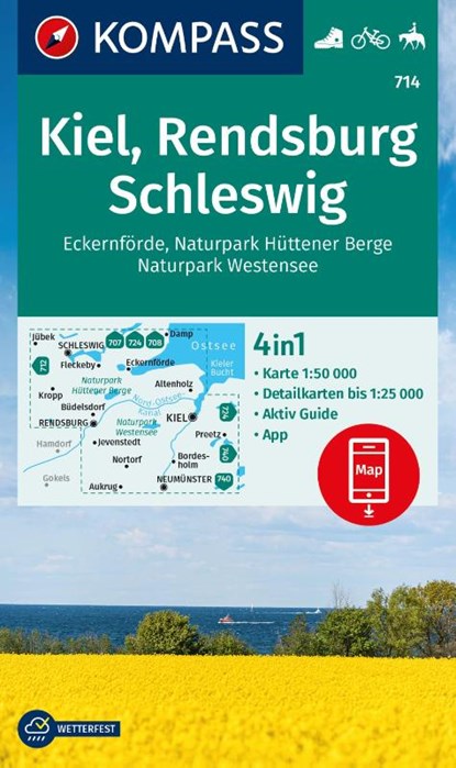 Kiel, Rendsburg, Schleswig + Aktiv Guide, niet bekend - Gebonden - 9783991540076