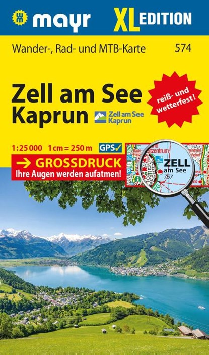 Mayr Wanderkarte Zell am See, Kaprun XL 1:25.000, niet bekend - Gebonden - 9783991542049