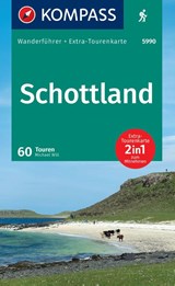 KOMPASS Wanderführer Schottland, Wanderungen an den Küsten und in den Highlands 60 Touren mit Extra-Tourenkarte - Michael Will - 9783991542148
