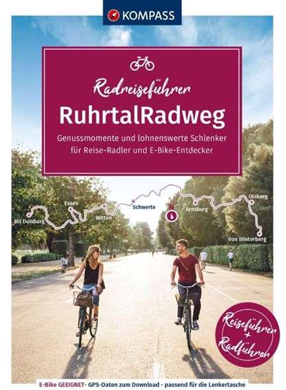 KOMPASS Radreiseführer RuhrtalRadweg, Raphaela Moczynski - Paperback - 9783991545064