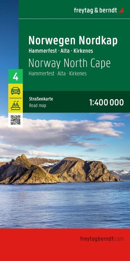 Norway North Cape Road Map, freytag & berndt - Gebonden - 9783991546030