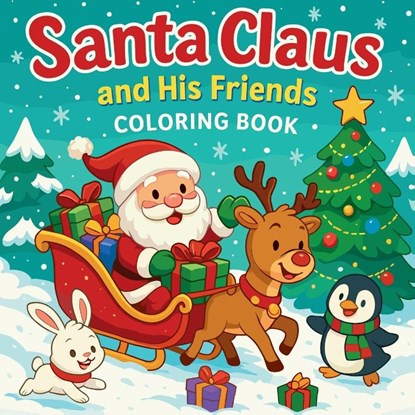 Santa Claus and His Friends - Coloring Book, Chris Martin - Paperback - 9784013617653