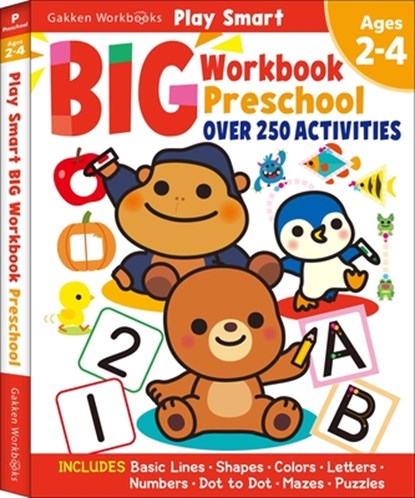 Play Smart Big Preschool Workbook Ages 2-4, Gakken early childhood experts - Paperback - 9784056211139