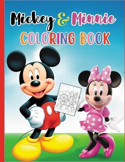 Mickey and Minnie Coloring and Activity Book: Amazing Fun Coloring Adventures for Kids, Draw Deluxe Edition, Belaich Art - Paperback - 9784068128395