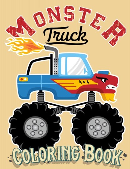 Monster Truck Coloring Book, Happy Hour Coloring Book - Paperback - 9784183376978
