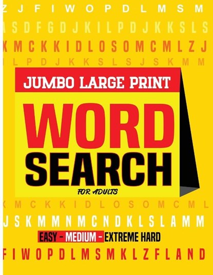 Jumbo Word Search Book for Adults Large Print, Laura Bidden - Paperback - 9784390047593