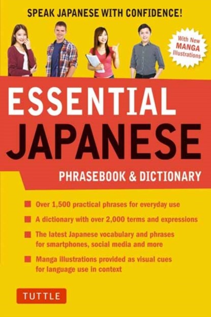 Essential Japanese Phrasebook & Dictionary, Tuttle Studio - Paperback - 9784805314449