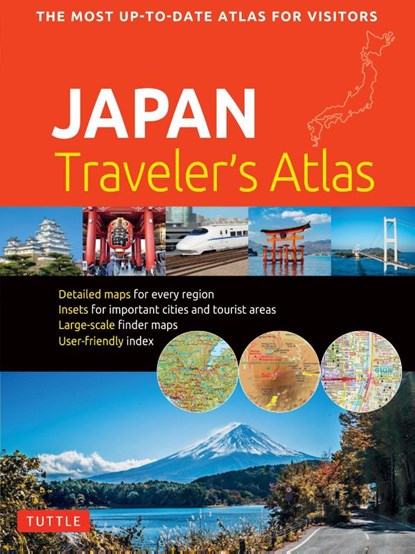 Japan Traveler's Atlas, Tuttle Studio - Paperback - 9784805315415