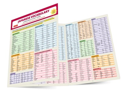 Japanese Vocabulary Language Study Card, Emiko Konomi - Losbladig - 9784805316115
