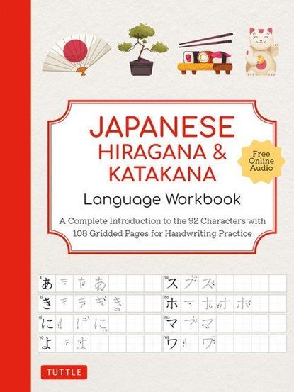Japanese Hiragana and Katakana Language Workbook, Tuttle Studio - Paperback - 9784805317402