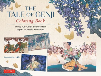 The Tale of Genji Coloring Book, Lady Murasaki Shikibu - Paperback - 9784805319819