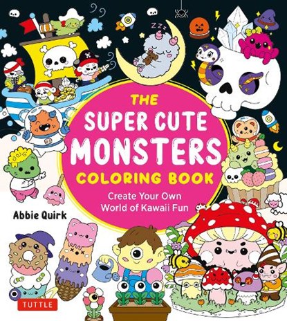 The Super Cute Monsters Coloring Book, niet bekend - Paperback - 9784805320389