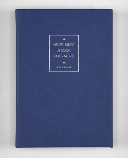 A6 NB BLUE NEVER JUDGE A BOOK BY ITS MOV, BRITISH LIBRARY GIFT - Gebonden - 9786000043384