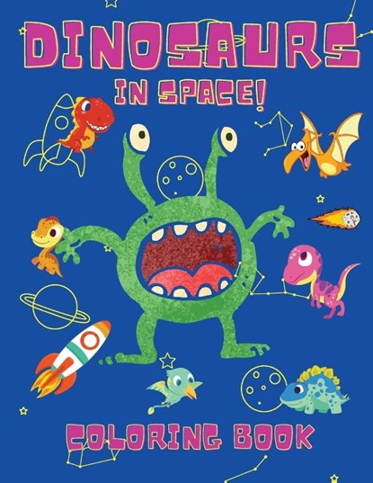Dinosaurs in Space Coloring Book, Shanice Johnson - Paperback - 9786069528402