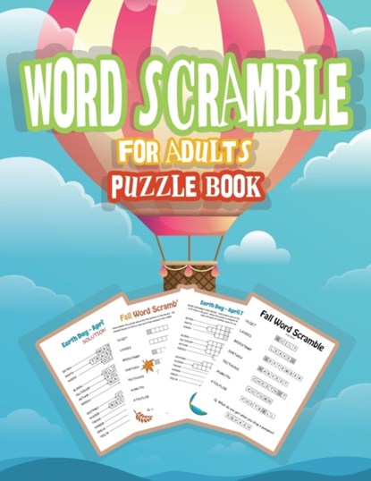Word Scramble Puzzle Book for Adults, C Smith - Paperback - 9786069607688