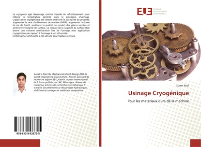 Usinage Cryogénique, Sumit Patil - Paperback - 9786139533725