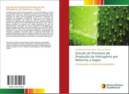 Estudo do Processo de Producao de Hidrogenio por Reforma a Vapor, Wendell de Queiroz Lamas ; Jose Luz Silveira - Paperback - 9786139612482