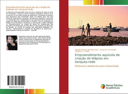 Empreendimento aquicola de criacao de tilapias em tanques-rede, Carlos M Tomiyoshi ; Tainara T S Silva - Paperback - 9786139712144
