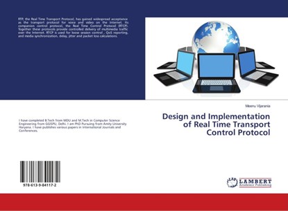 Design and Implementation of Real Time Transport Control Protocol, Meenu Vijarania - Paperback - 9786139841172