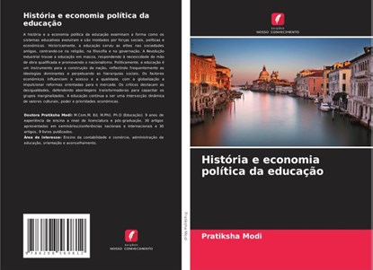 História e economia política da educação, Pratiksha Modi - Paperback - 9786208560812