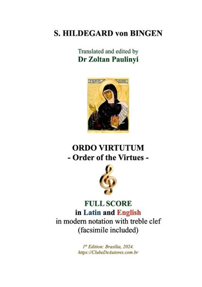 Ordo Virtutum (order Of The Virtues), Hildegard Von Bingen - Paperback - 9786501172866