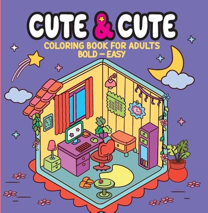 Cute & Cute - Coloring Book for Adults, Camelot Editora - Paperback - 9786560951662