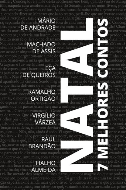 7 melhores contos - Natal, Machado De Assis ; Eça De Queirós ; Mário de Andrade - Paperback - 9786589575405