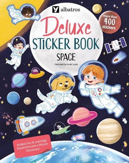 Deluxe Sticker Book: Space, Lenka Cibulkova - Paperback - 9788000078472