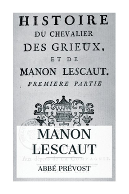 Manon Lescaut, Abbé Prévost - Paperback - 9788027388509