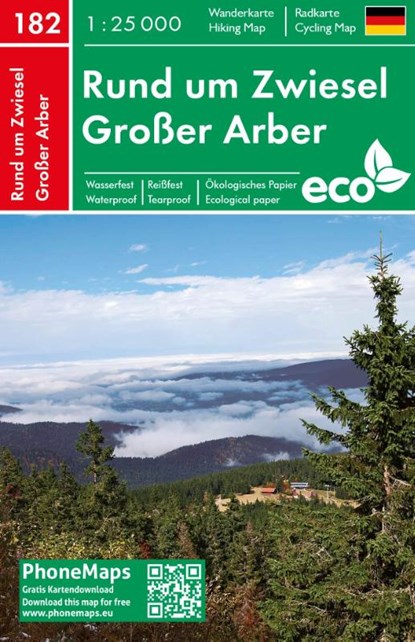 Rund um Zwiesel, Großer Arber, Wander - Radkarte 1 : 25 000, niet bekend - Gebonden - 9788074454561