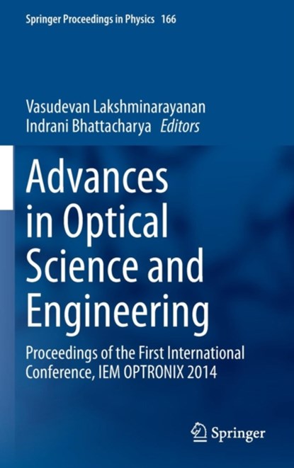 Advances in Optical Science and Engineering, niet bekend - Gebonden - 9788132223665