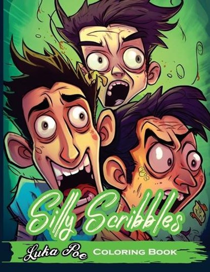 Silly Scribbles Coloring Book, Luka Poe - Paperback - 9788367484343