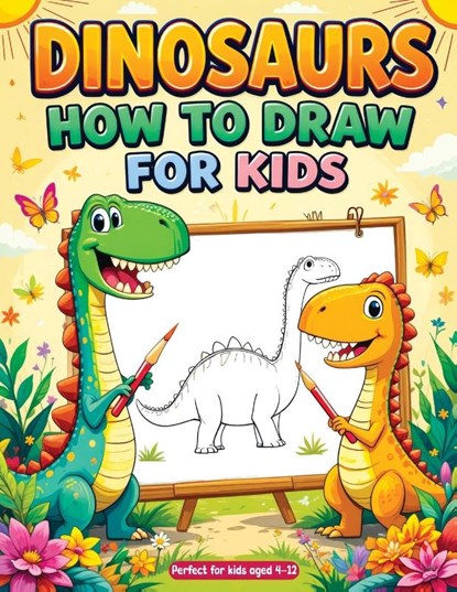 How to Draw Dinosaurs, Childlike Mischievous - Paperback - 9788368294569