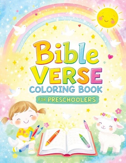 Bible Verse Coloring Book for Preschoolers, Childlike Mischievous - Paperback - 9788368294705