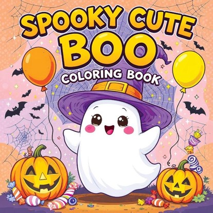 Spooky Cute Boo Coloring Book, Childlike Mischievous - Paperback - 9788368294712