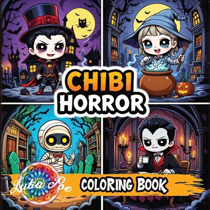 Chibi Coloring Book Horror, Luka Poe - Paperback - 9788368391190