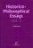 Historico-Philosophical Essays, Jan Wolenski - Gebonden - 9788378860013