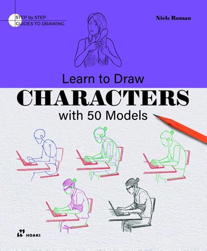 Learn to Draw Characters with 50 Models, Niels Roman - Paperback - 9788410650657