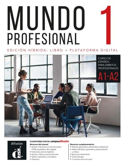 Mundo profesional 1 (A1-A2) – Edición híbrida para estudiantes, niet bekend - Paperback - 9788411573245