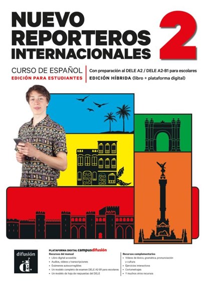 Nuevo Reporteros internacionales 2 – Edición híbrida para estudiantes, niet bekend - Paperback - 9788411573566