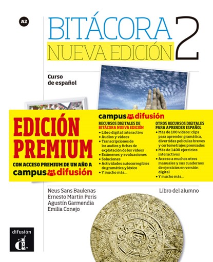 Bitácora 2 Nueva edición - Libro del alumno Premium A2 Libro del alumno, niet bekend - Paperback - 9788417249571