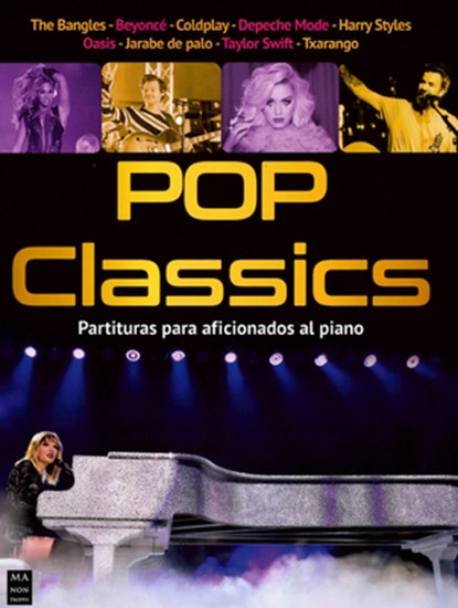 Pop Classics: Partituras Para Aficionados Al Piano / Sheet Music for Piano Fans, Miguel Ángel Fernández - Paperback - 9788418703683
