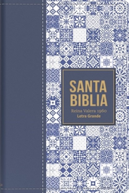 Biblia Rvr 1960 Letra Grande Tamaño Manual Símil Piel Azul Oscuro(bible Rvr 1960 Large Print Handsize Leatherlike Tiles Dark Blue (Spanish Edition), Reina Valera 1960 - Gebonden - 9788418853197