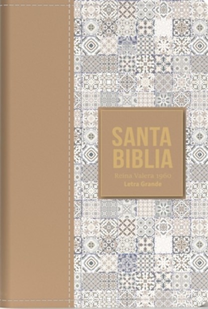 Biblia Rvr 1960 Letra Grande Tamaño Manual Símil Piel Marrón Claro(bible Rvr 1960 Large Print Handsize Leatherlike Tiles Light Brown (Spanish Edition), Reina Valera 1960 - Gebonden - 9788418853203