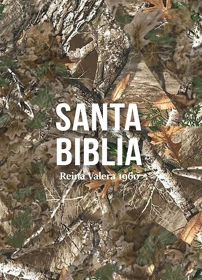 Biblia Rvr 1960 Compacta Símil Piel Camuflaje Hojas Verde (Bible Rvr 1960 Compact Size Leatherlike Green Leaves Camouflage (Spanish Edition), Reina Valera 1960 - Gebonden - 9788418853494